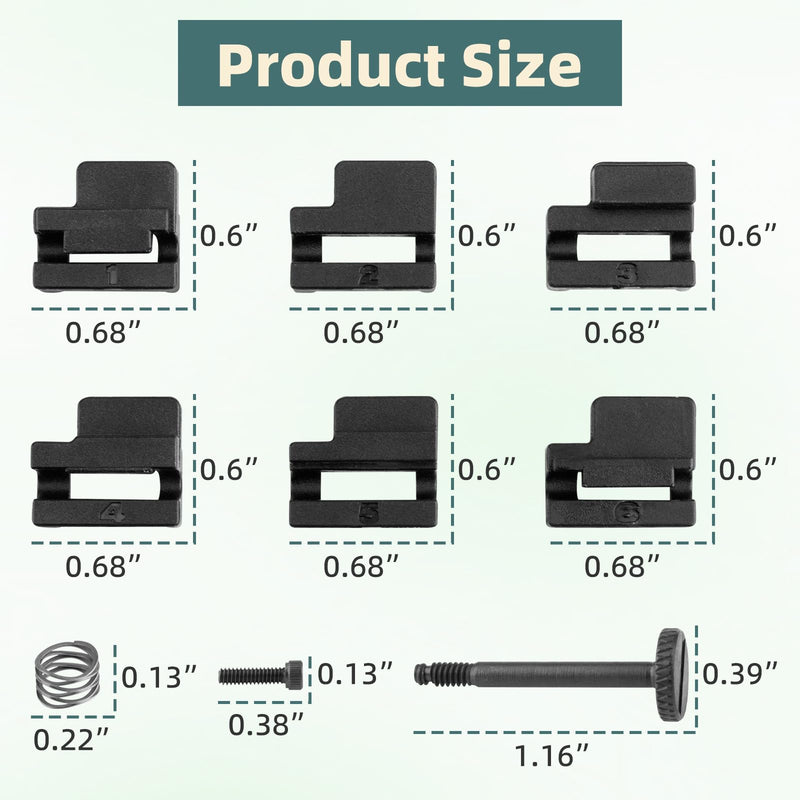 TLR 69322 Clamp Jaw Kit for Streamlight TLR-sub 1913 Short Models Only, Tactical Flashlight Clamp Kit Compatible With Streamlight Modes 69402, 69407, 69418, 69505, Black