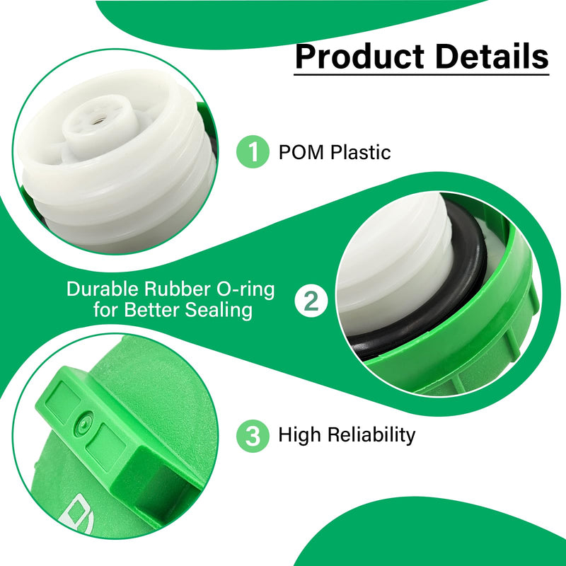 Diesel Fuel Cap Gas Cap, 10830D for 1988-2008 Ford F250 F350 HD Super Duty 6.0L 6.4L 7.3L, 2001-2021 Chevrolet Silverado 2500 3500 HD 6.6L, 2001-2020 GMC Sierra 2500 3500 HD 6.6L Diesel Engines Cap