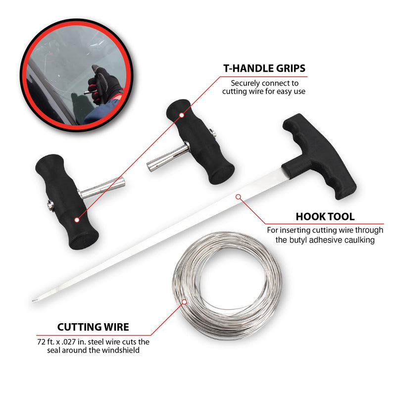 Performance Tool W86565 Windshield Removal Tool Kit