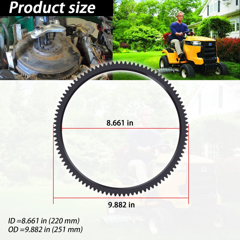 97 Teeth Flywheel Starter Ring Gear, Replacement Ring Gear,Automotive Flywheel Ring Gear Compatible with Kohler Command V-Twin flywheels & Kohler Courage flywheels