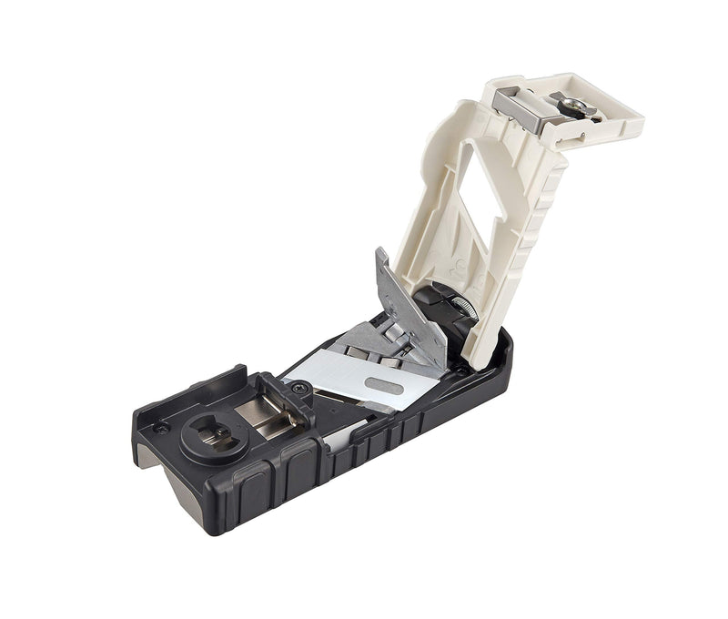 TAJIMA Drywall Chamfer - 130mm Adjustable Width 45 Degree Chamfer Tool with Ceramic Blade & Die-Cast Aluminum Base - TMK-KV45