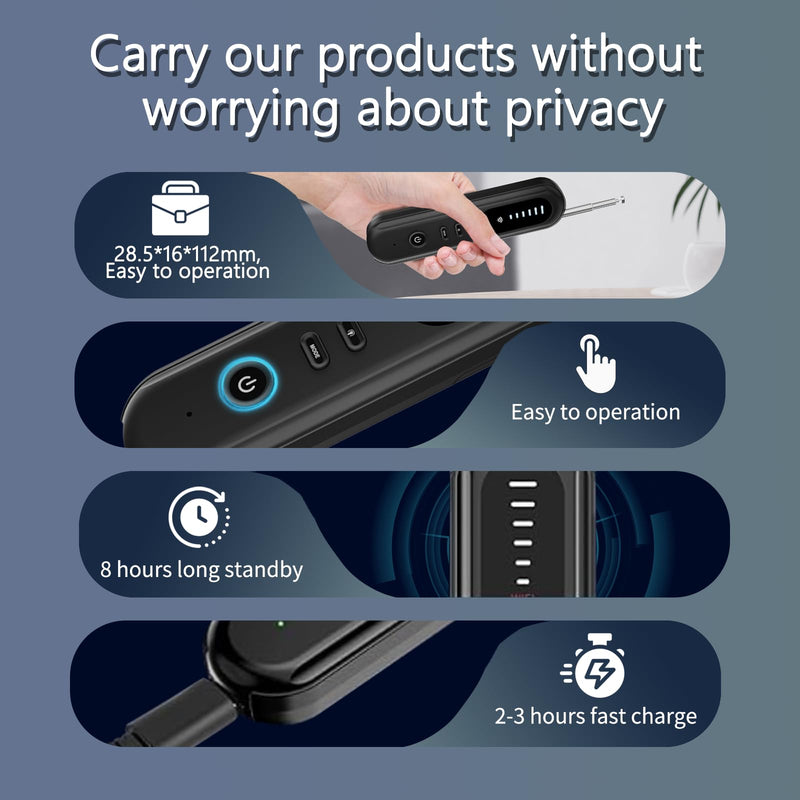 OneBird Hidden-Camera-detectors Office-Black