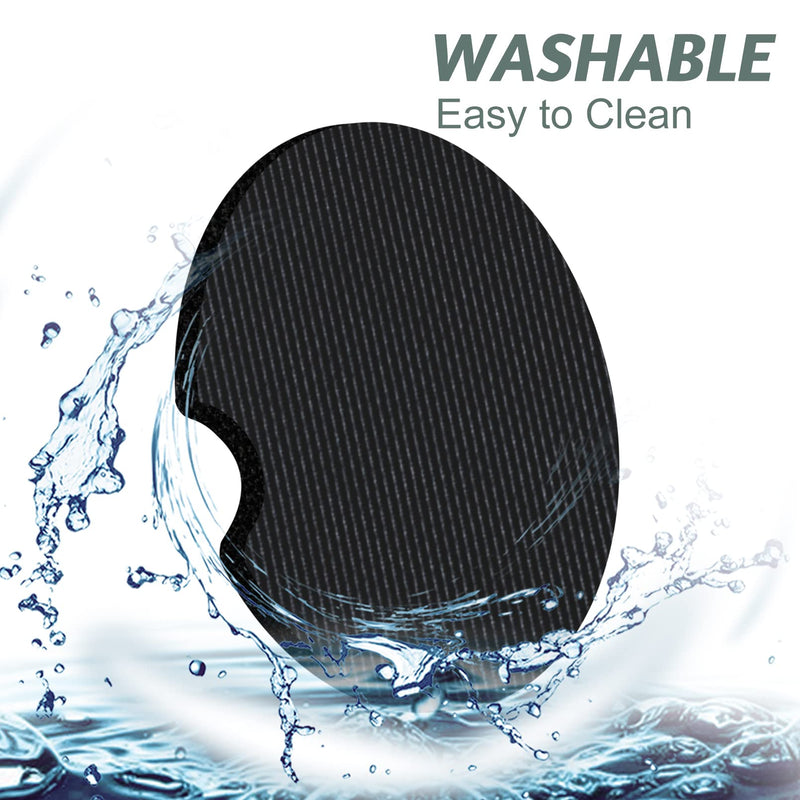 Car Coasters for Cup Holders，2.75" Anti Slip Rubber Mat with A Finger Notch, 2 Pack Car Cup Holder Coasters for Car Interior Accessories for Women Men Flower Balck Cat