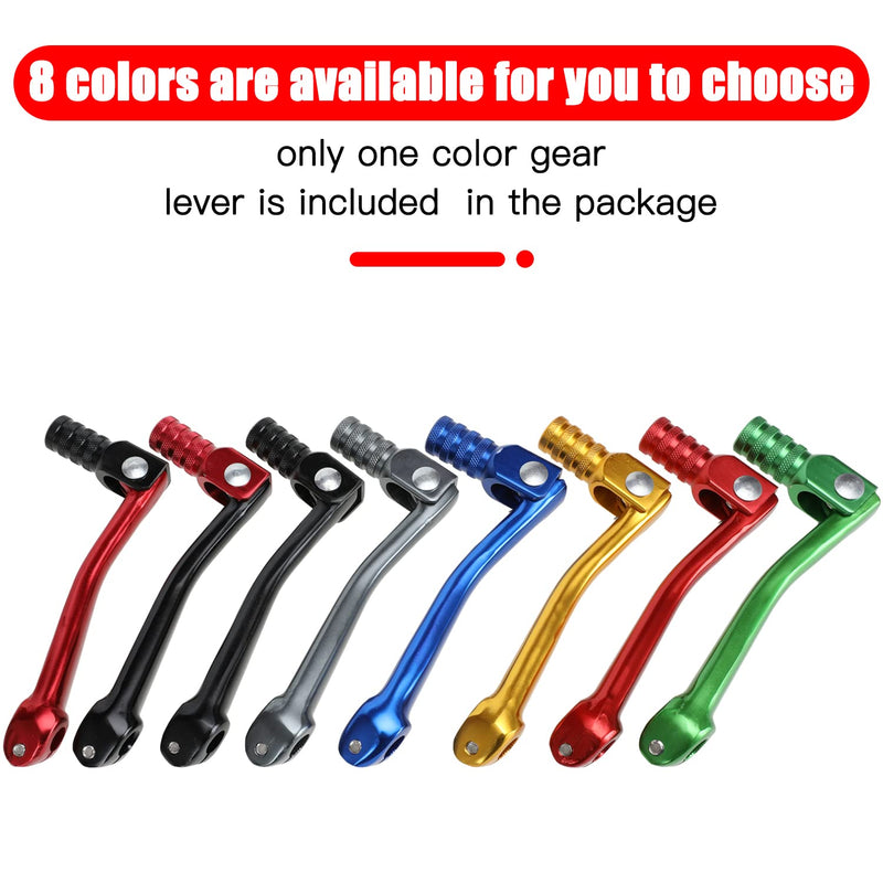 GREHUA Folding Gear Shift Lever Compatible with 50cc 70cc 90cc 110cc 125cc Pit Dirt Bike SSR110 SSR125 TaoTao110 DB10 DB14 ATA SDG107 TTR50 Baja DR49 Kayo Roketa Pitster pro Sunl Lifan Parts Black