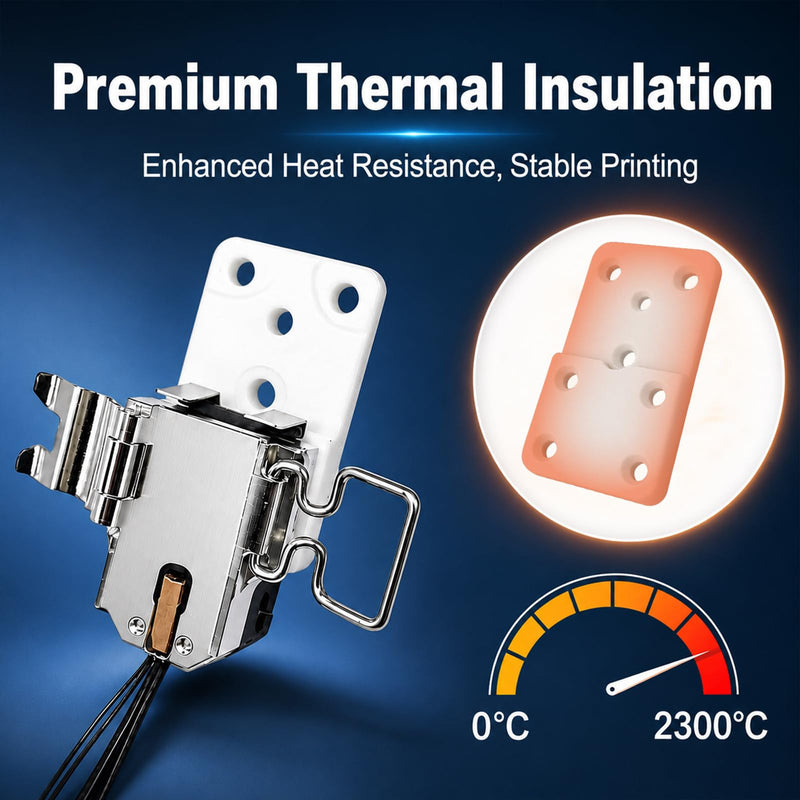 Heating Assembly Kit Compatible with Bambu Lab P2S, Quick-Swap Hotend with Heater Cartridge, Thermistor and Screws