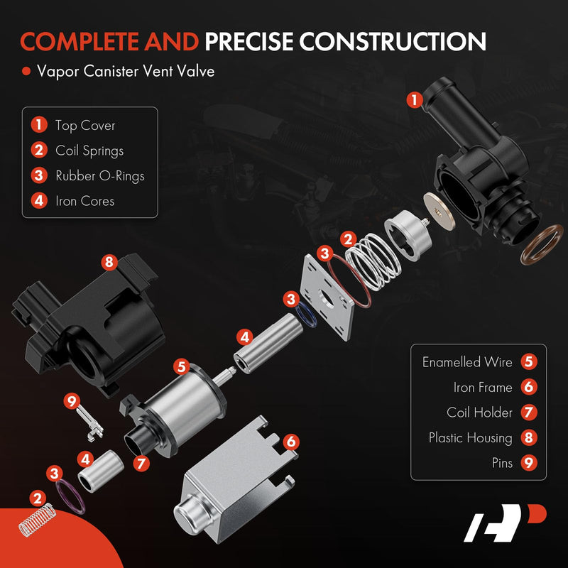 A-Premium Vacuum Switching Valve Compatible with Toyota Camry 2000-2004, Avalon 2000-2004 & Lexus ES300 2002-2006, 2.2L 2.4L 3.0L 3.3L, Mounted at Air Cleaner, Replace# 9091012199