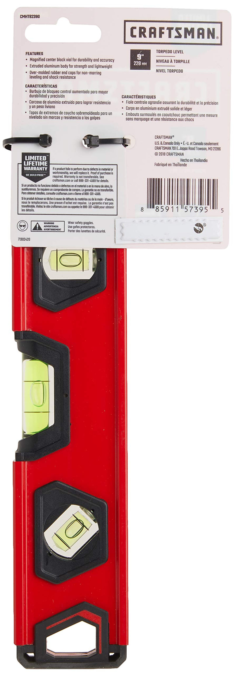 CRAFTSMAN Hammer, Fiberglass, 16 oz. with Tape Measure, Self-Lock, 25-Foot and Torpedo Level, 9-Inch (CMHT51398, CMHT37225S & CMHT82390) Home Owner Basic Tool Bundle