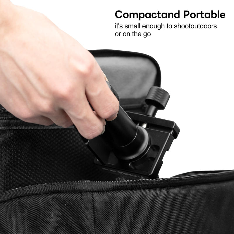 Monopod Gimbal Head with Arca-Swiss Dovetail Quick Release Plate | Rapid Side-Saddle Tilt Adjustment for Telephoto Lenses | Tripod Mount | Professional Photography & Video Gear for DSLR/Camcorders
