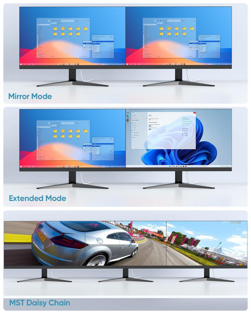 8K White Display Port Cable 15FT, DisplayPort 1.4 Cable DP Cord (8K@60Hz, 5K@60Hz, 4K@144Hz, 2K@240Hz, HDR) for Gaming Monitor PC, Laptop, Graphics Card