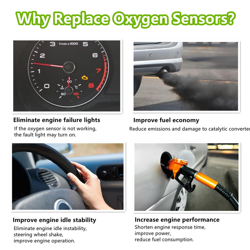 234-4368 O2 Oxygen Sensor Air Fuel Ratio Downstream Compatible with Accord 3.0 V6 03-07 Odyssey 3.5L V6 05-10 Pilot 03-08 Ridgeline 06-08 S2000 MDX RL TL 1Pcs