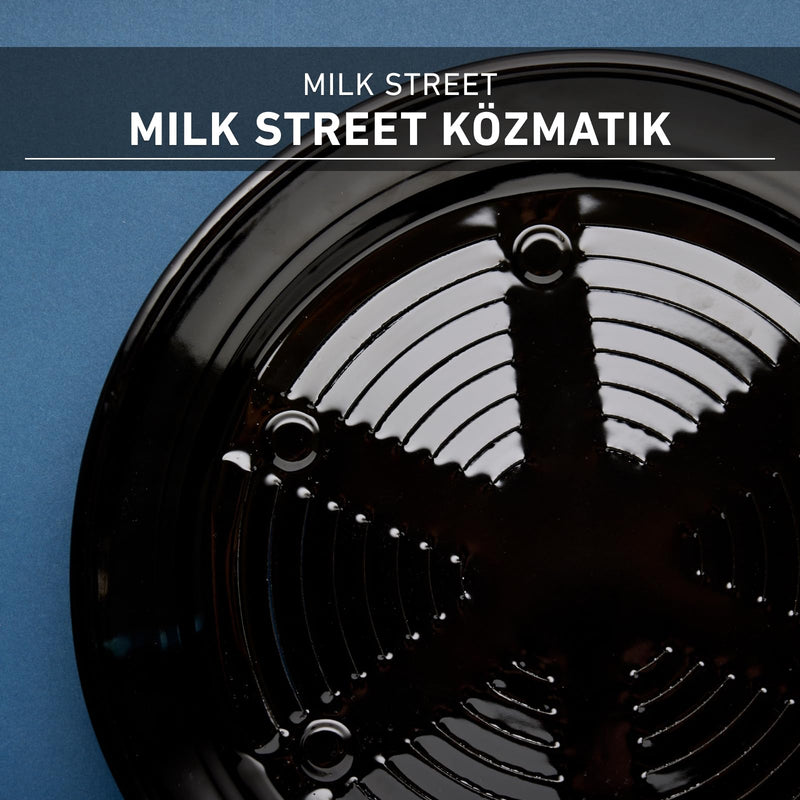 Milk Street Közmatik Grilling Pan – Authentic Fire-Roasted Flavor, Nonstick Easy-Clean Design, Perfect for Gas Burners, Ovens & Outdoor Grills