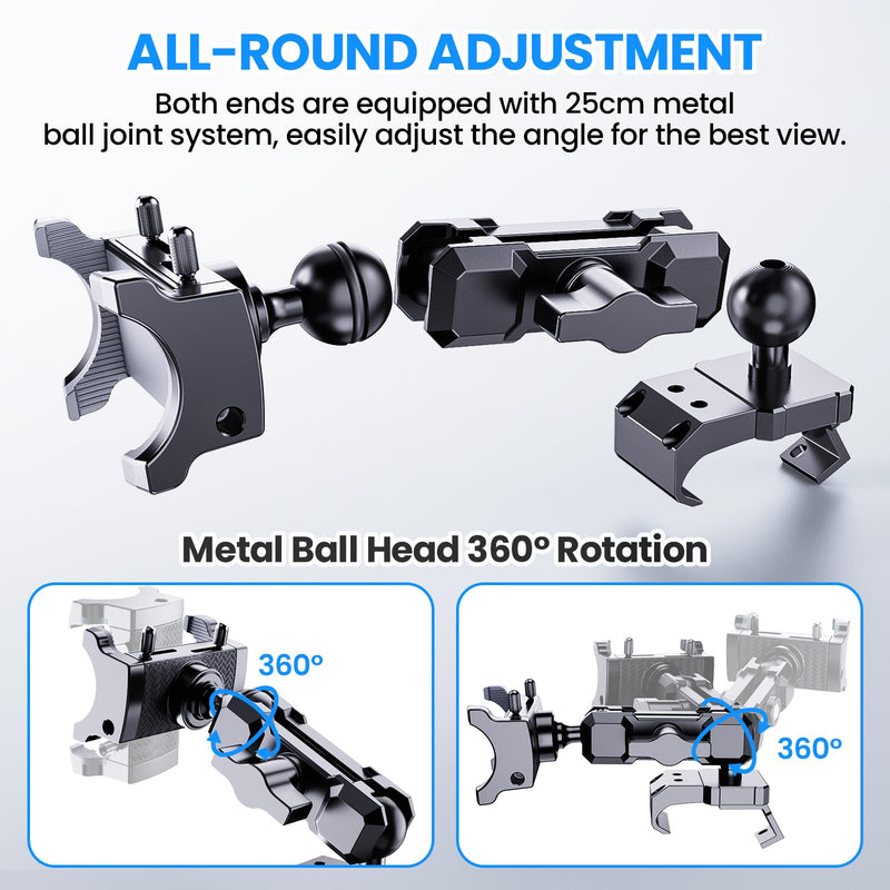 Upgraded Metal Phone Mount for Jeep Wrangler JL JLU 2018-2023 and Gladiator JT 2020 2021 2022 2023 Phone Holder Dash Mount System Kit Dashboard Accessories Driver Side (Not for 4xe) 18-23 Wrangler JL JLU & Gladiator JT