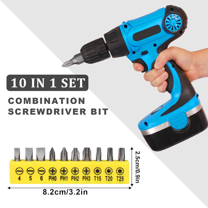 17Pcs Flexible Drill Bit Extension, Include 3Pcs Rotatable Socket Adapter 2Pcs Hex Shank 105° Right Angle Drill Attachment 10 Short Screwdriver Bits 90° Angled Bits and Bendable Extension 17*black