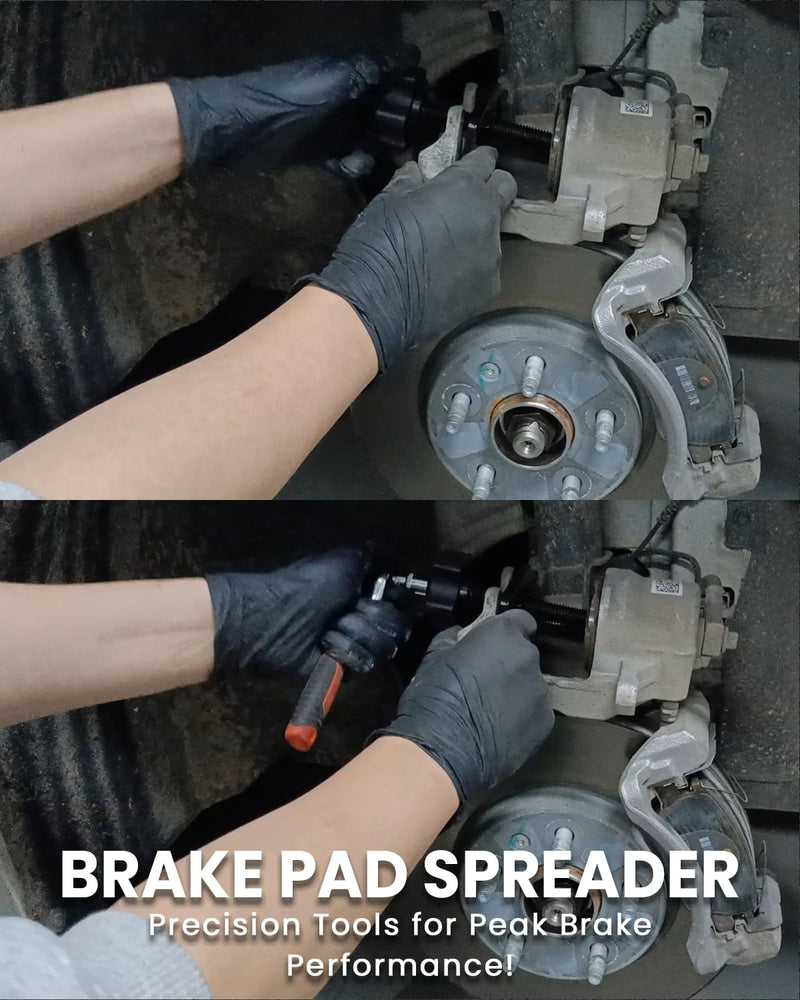 SIXIWANZI Brake Pad Spreader Heavy Duty Brake Caliper Compression Tool for Automobiles & Light Trucks