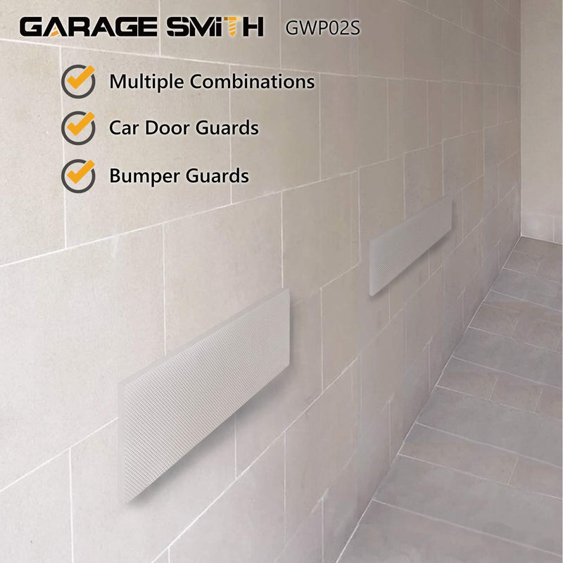AMPULLA GWP02S Garage Wall Protector Car Door Protectors, Designed in Germany (2, White) 2