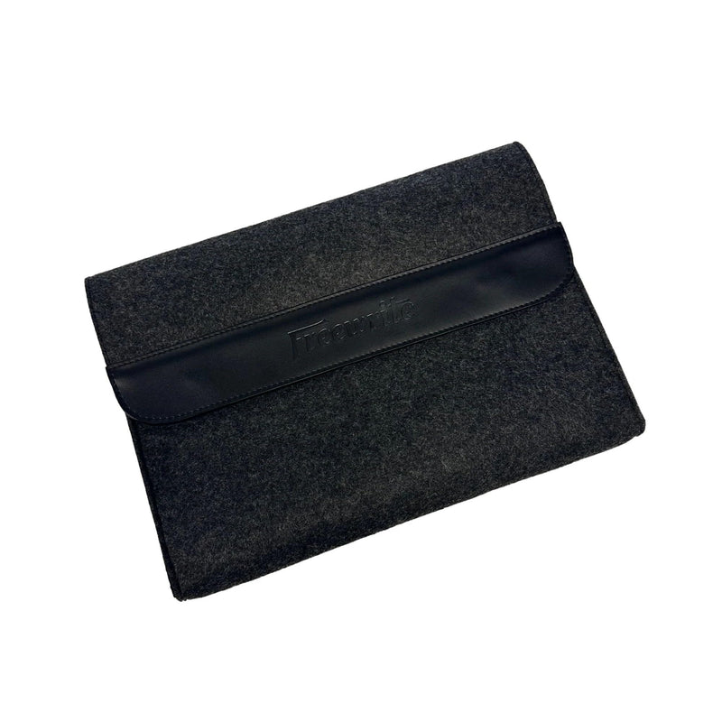 Alpha Felt and Leather Sleeve | Protective Felt & Leather Sleeve with Soft, Non Scratch Lining