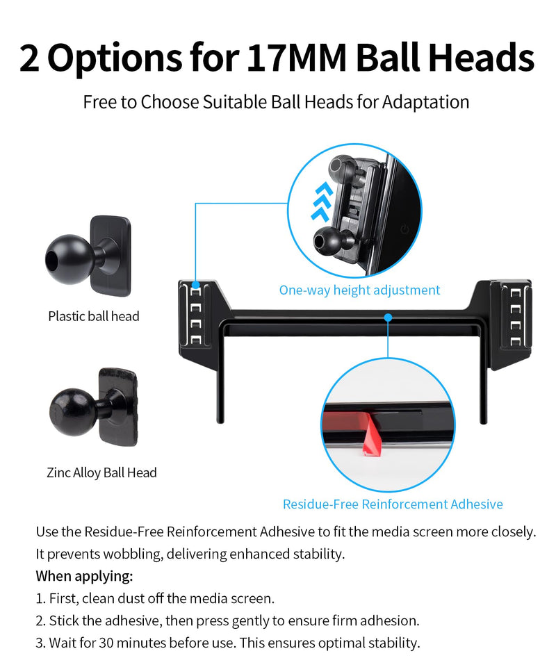 Wireless Charging Car Phone Holder for Hyundai Venue 2020-2026, 8" Screen | Magsafe Accessories Fast Charging Magnetic Cell Phone Holder Clip Compatible with iPhone Android, 3D Fit Vehicle Phone Stand