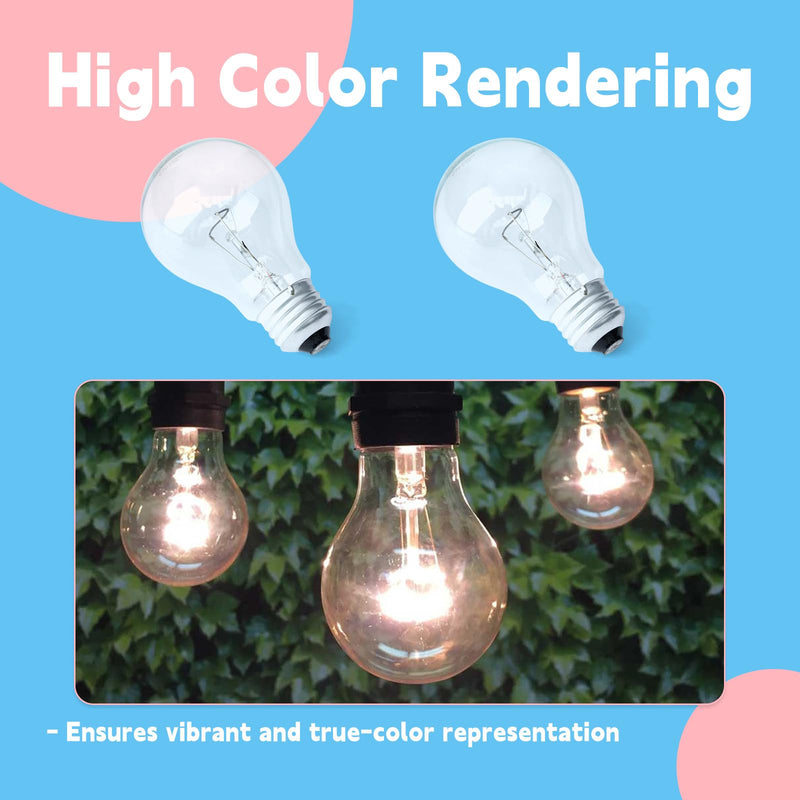 100W Incandescent Light Bulb A19 E26 Medium Base Replacement for Floor Lamps for Table Lamps, Dimmable Soft White 6-Pack Light Parts