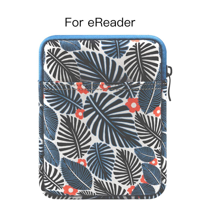 Ereader for Sleeve Case Bag for 6-7 inch Ereader Tablet Protective Cover Pouch Flower