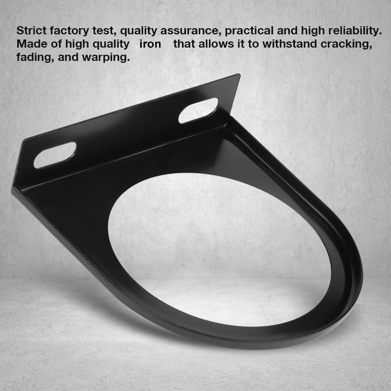 Acouto 52mm Gauge Pod 2 Inch Universal Single Hole Meter Gauge Pillar Mount Pod Holder Bracket Automotive Replacement Housing Pod Black