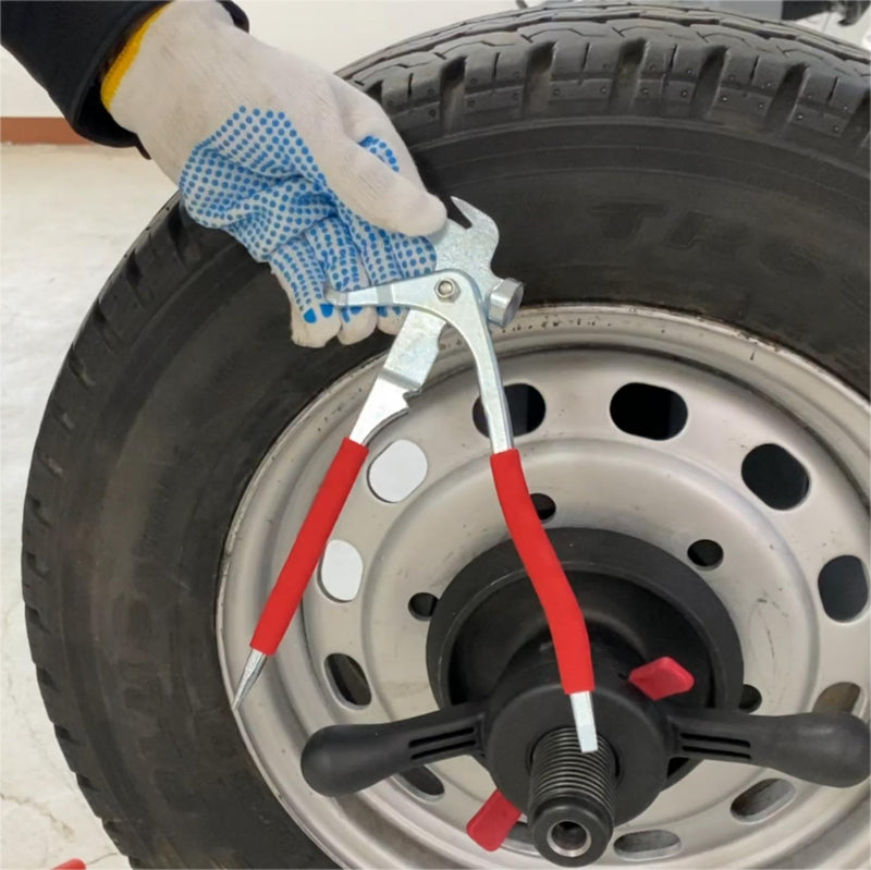 Wheel Balancer Pliers, Wheel Weights Hammer, Clip on Tool for Tire Balancing by RebarTech