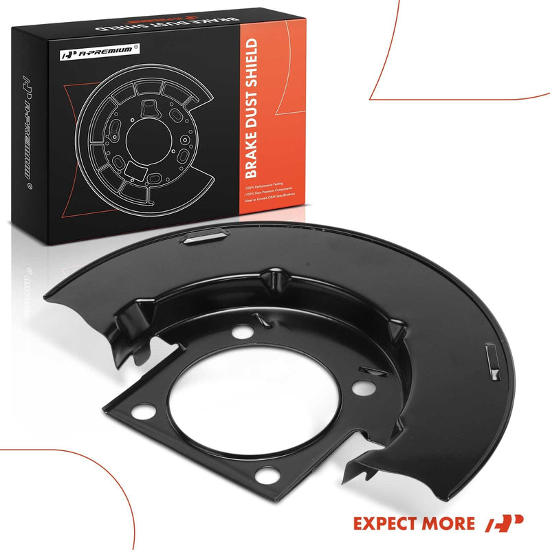 A-Premium Front Side Brake Dust Shield Compatible with Chevy, GMC and Hummer Models - Silverado/Sierra 1500 2500 3500 HD Classic, Yukon XL/Suburban/Avalanche 2500, Express/Savana 2500 3500 4500