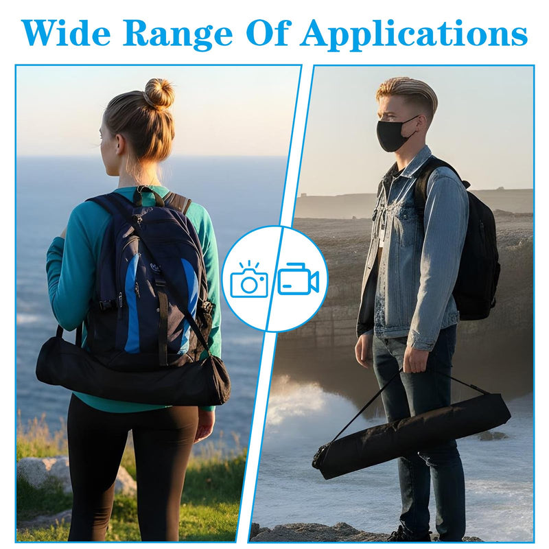 InnoHHustle Tripod Carrying Case Bag with Strap Nylon 70cm | Nylon Material, Padded Protection, 70cm Length, with Shoulder Strap, for Tripod, Light Stand, Monopod, Mic Stand, Photography