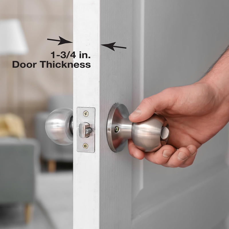 Prime-Line U 9558 Brass Lock and Door Reinforcement Plate for 1-3/4 In. Thick Doors, Brass Finish (Single Pack)