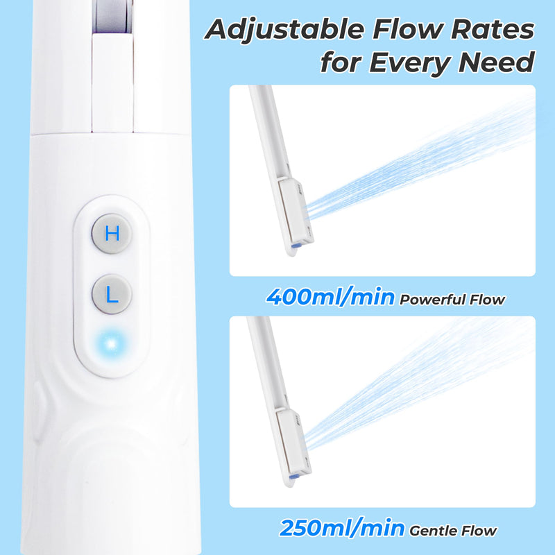 Portable Bidet for Travel, 500mAh Electric Handheld Bidet with 400ml Bottle