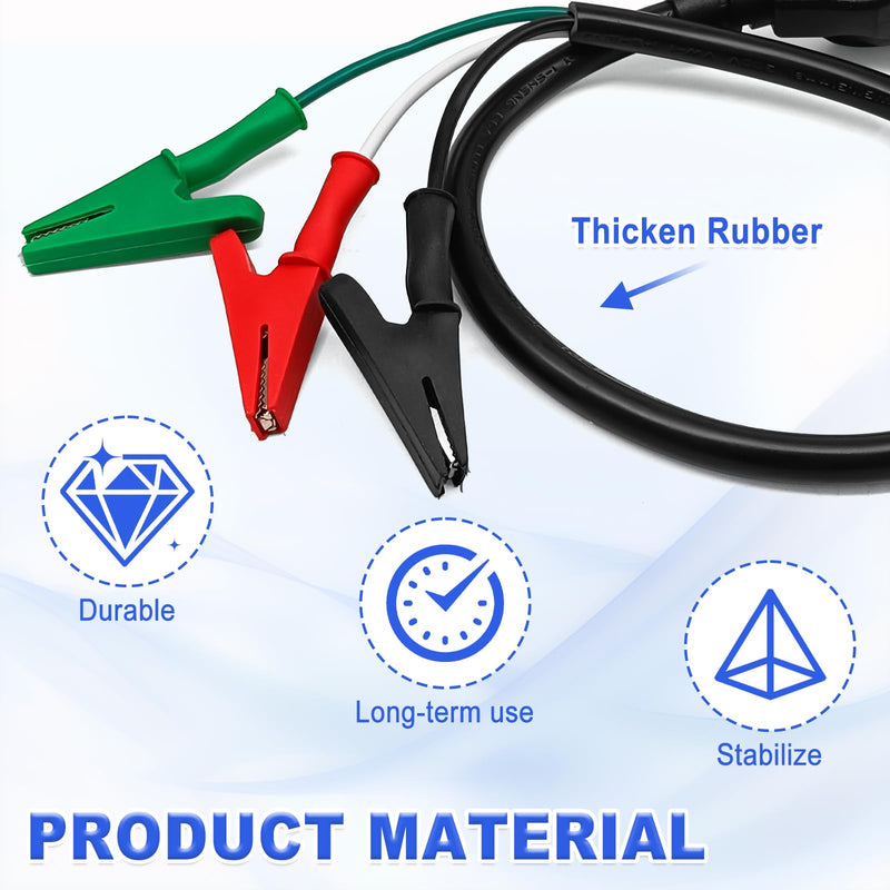 1Pcs HVAC Tools Kit Accessory for Circuit Breaker Finder Vacuum Pump Heavy Adaptor Cord AC Guages Clearance and Equipment Compatible with Yellow Jacket 69411 69522 RT250 RT310 ET300 ET310