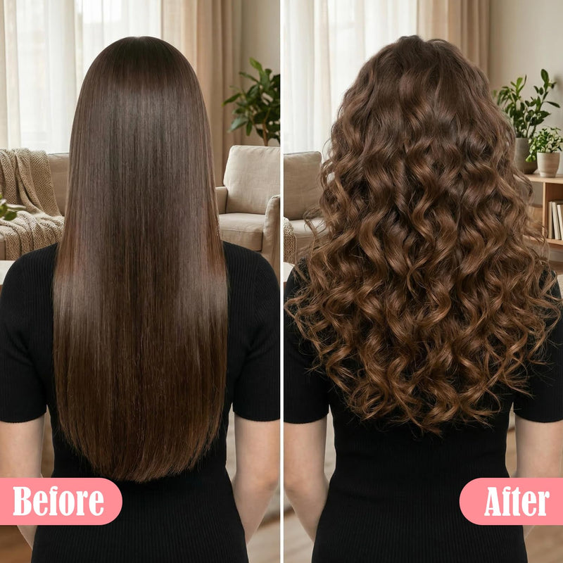  [AUSTRALIA] - Heatless Curling Rods 3PCS, No Heat Hair Rollers with Satin Bonnet, Overnight Flexi Bars for All Hair Types(Pink) Pink