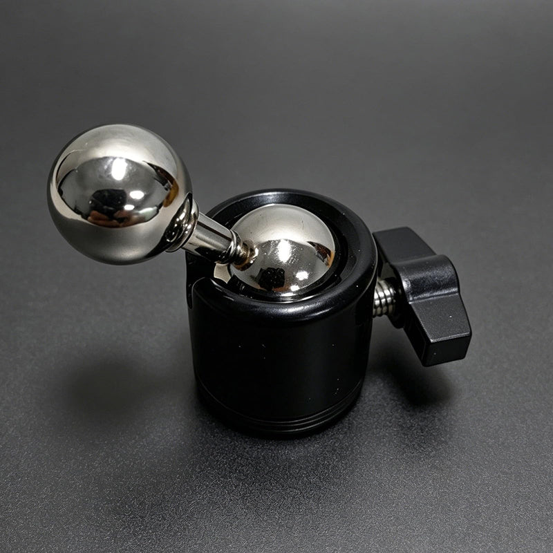 2 Pack Universally 1/4 Inch Swivels Ball Head Tripod Mount, 360° Rotatable 17mm Ball Base Adapter for Monopod, Camcorder & Light Stand Camera Mounting 1/4in