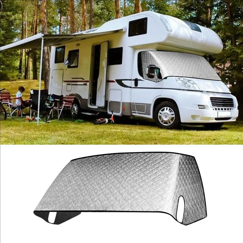 RV Windshield Cover Compatible with Ford E450 Class C 1997-2025 RV Front Window Motorhome Cover Sunshade/Snow Cover