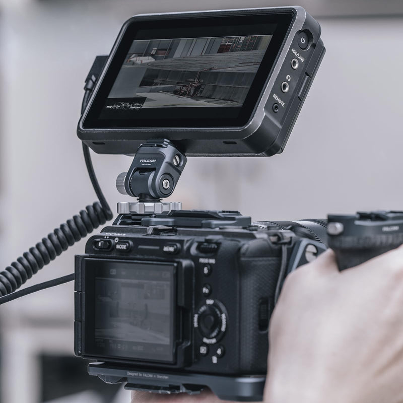 F22 Field Monitor Mount Holder,180° and 360° Angle Adjustment, Damping,click and lock modes-2541