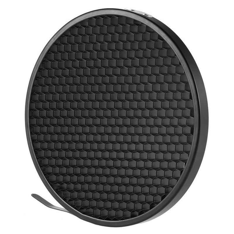 Andoer 7" Standard Reflector Diffuser Lamp Shade Dish with 60° Honeycomb Grid for Bowens Mount Studio Strobe Flash Light Speedlite (Without Soft Cloth)