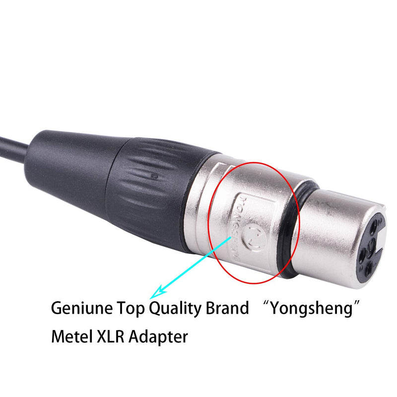 USB to DMX512 3PIN XLR Interface Adapter Freestyler Software Computer PC Stage Lighting Controller Dimmer DMXControl RS485 Serial Converter Cable Support Win7/8/10/Mac/Linux/vista (Length:3.28ft) Length:3.28ft