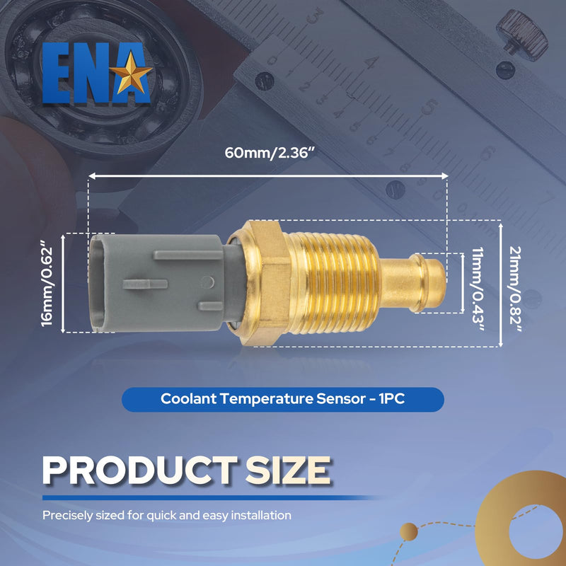  [AUSTRALIA] - ENA Engine Coolant Temperature Sensor Compatible with Jeep Wrangler Dodge Charger Chrysler Pacifica 300 VW Volkswagen Routan 2.0L 4.7L 5.7L l4 V6 2003-2016 2017 2018 2019 2020 Replaces TX195 TX184