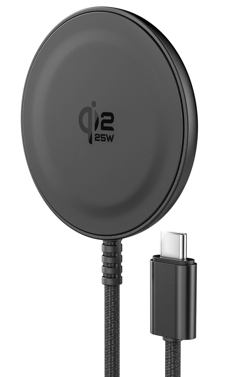 Galvanox 2-Pack, Qi2.2 Certified 25W Wireless Chargers for Samsung | Fast Charging 2.0 with 45W High-Speed Wall Adapters, Strong Magnetic Non-Slip Surface for Galaxy S26, S26 Ultra