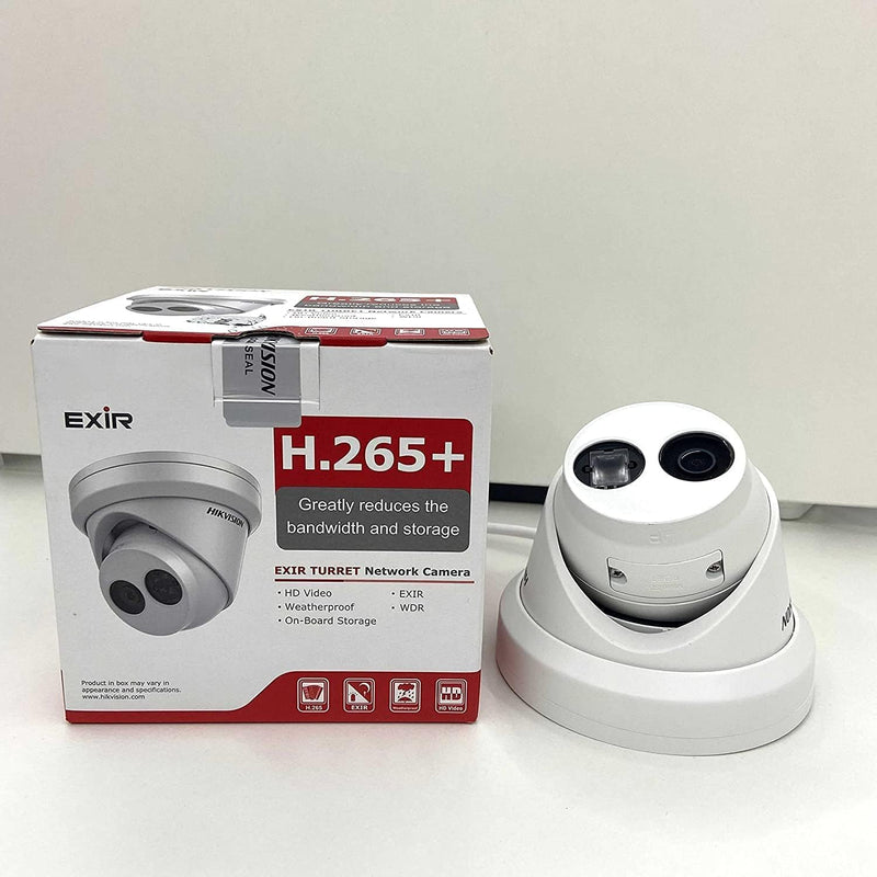 DS-2CD2343G2-I 4MP AcuSense Fixed Turret Dome POE IP Camera, Human & Vehicle Detection, 2.8mm Wide Angle Lens, 100ft IR Distance, 120dB Ture WDR, IP67 Outdoor, H.256+, Compatible with Ⲏіk-Connect DS-2CD2343G2-I