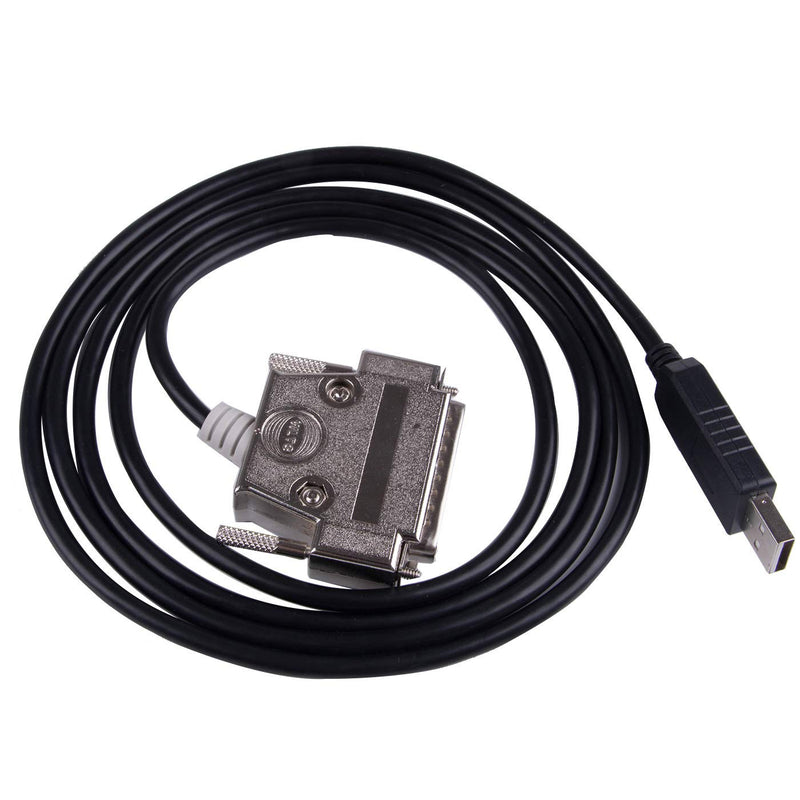 USB to DB25 RS232 Serial Adapter Converter Cable Null Modem for Sharp X68K X68000 PC Communicate Programming Cable