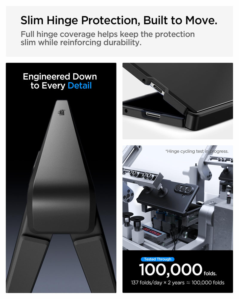 Spigen Tough Armor Pro MagFit for Galaxy Z Fold 8 Ultra Case, Black | Full Hinge Protection, Air Cushion Tech, Camera Plateau Protection, Compatible with MagSafe, Military Grade Drop Protection