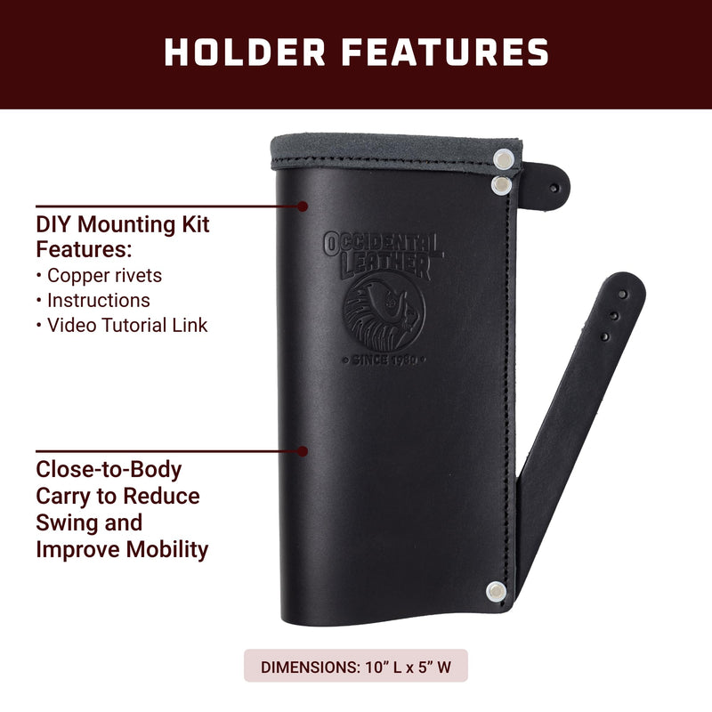 Occidental Leather Hammer Sleeve Kit - Made in USA Black