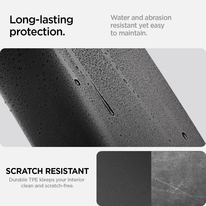 Spigen Center Console Non-Slip Armrest Cover Designed for Tesla Model 3/Y 2023/2022 with EZ Snap On Instant Install [Not Compatible with Model 3 2024 Refresh] Black