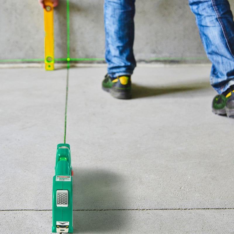 Level Tool Laser Level Leveler tool Cross Line Vertical and Horizontal Line with USB Rechargeable for Picture Hanging cabinets Tile Walls by AikTryee. Green Laser
