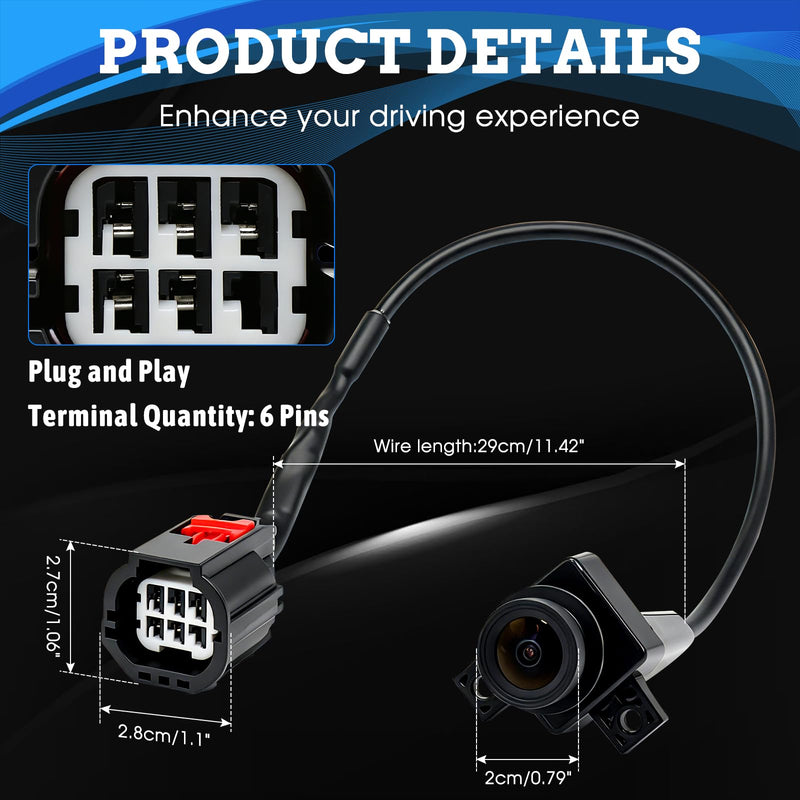 Rear View Backup Camera Fit for Dodge Ram 1500 2500 3500 2009-2012, Safety Back Up Reversing Parking Assist Camera Replace 56054041AC 56054041AA 56054041AB 56054041AD
