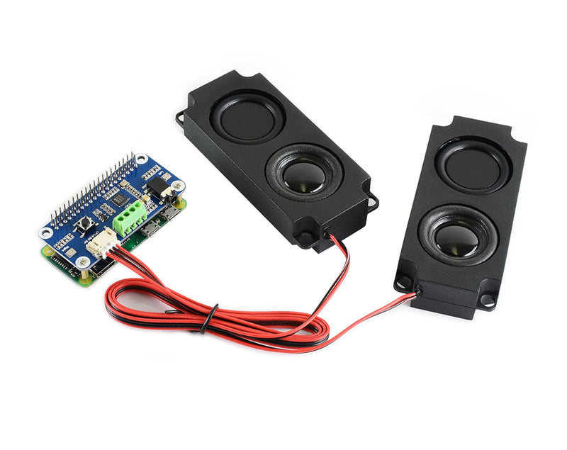 WM8960 Audio HAT Compatible with Raspberry Pi 5/4B/3B+/3B/Pi Zero/Zero W/Pi Zero 2W/Zero 2WH/Pico W/Pico 2W, WM8960 Hi-Fi Sound Card HAT, Stereo CODEC, Hi-Fi Play/Record, Come with 8Ω 5W Speaker
