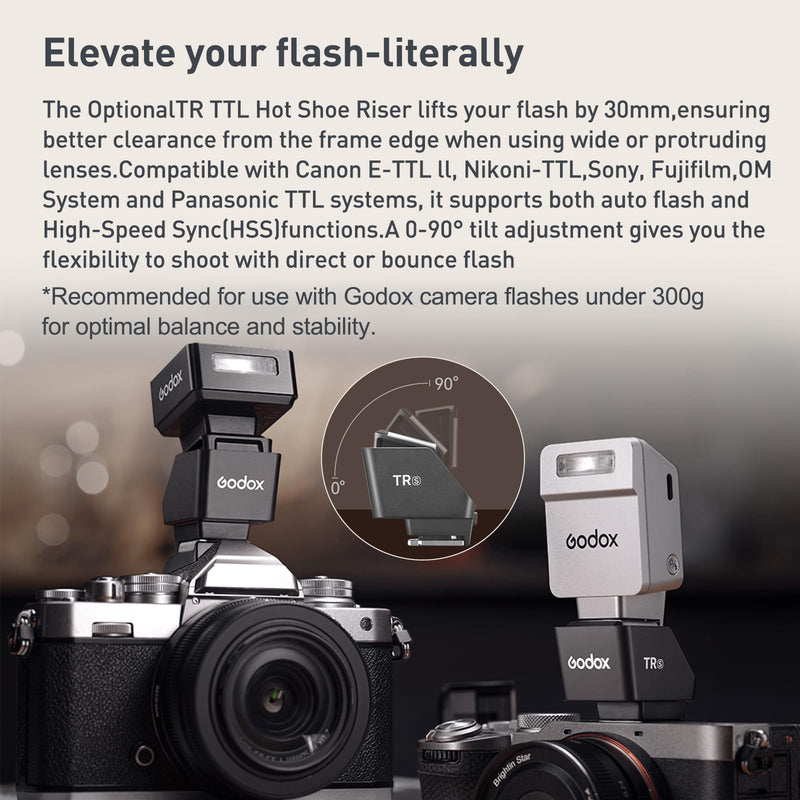 GODOX iT20 S TTL Flash for Sony ZV-1, ZV-1 II, ZV-E10, A7C, A6400, A6000 | 1.5s Recycle Time, 6 Levels Output (1/32-1/1), Magnetic Diffuser & Filters, Built-in Lithium Battery, 700 Full Power Flashes