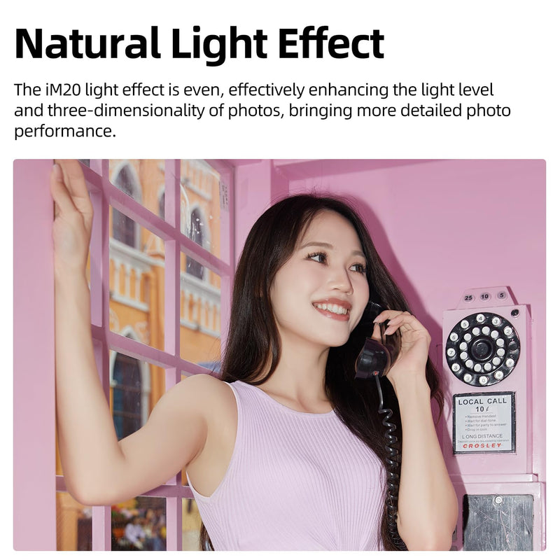 Godox iM20 Mini Flash, GN15 Flash Index, 5 Power Levels, Compact Portable Photography Light