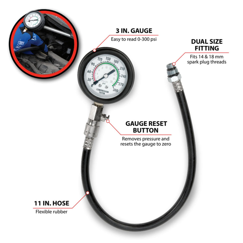 Performance Tool W80579 Flex Drive Compression Tester