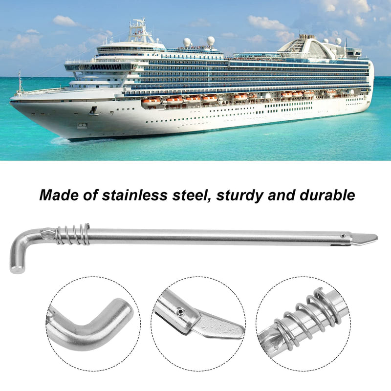 Outboard Tilt Pins, Outboard Engine Tilt Rods, 688-43160-01 Stainless Steel Marine Engine Tilt Rod Assembly for 2-Stroke 50-90 Outboard Engines